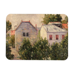 Garden at Asnieres, 1883 (oil on canvas) Magnet