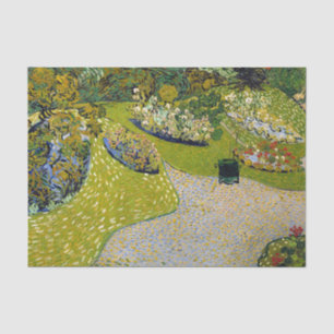 Garden at  Auvers, Vincent van Gogh Art Tissue Paper