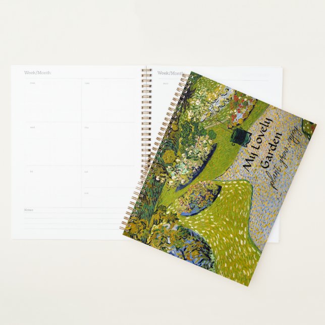 Garden at  Auvers, Vincent van Gogh Planner (Display)