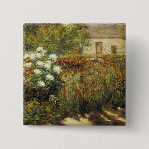 Garden at Giverny 15 Cm Square Badge
