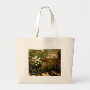 Garden at Giverny Large Tote Bag