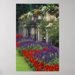 Garden at Mirabell Palace, Salzburg, Austria Poster