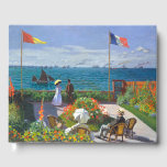 Garden At Saint Adresse Painting By Claude Monet Guest Book<br><div class="desc">Garden At Saint Adresse Painting By Claude Monet</div>