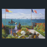 Garden at Sainte-Adresse, 1867 Claude Monet Placemat<br><div class="desc">Garden at Sainte-Adresse,  1867 Claude Monet cool,  old,  master,  masterpiece,  fine,  retored,   impressionism,  paint,  painting,  vibrant,  saturated,  colour,   beautiful,  nice,  quality,  high,  resolution,  landscape,  scenery,   post,  decoration,  colours,  paris,  france,  renewed best,  seller,  colourful, cheap</div>