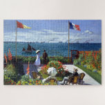 Garden at Sainte-Adresse by Claude Monet Jigsaw Puzzle<br><div class="desc">Jardin à Sainte-Adresse (Garden at Sainte-Adresse) by Claude Monet. 
Please visit my store for more interesting design and more colour choice => zazzle.com/colorfulworld*</div>