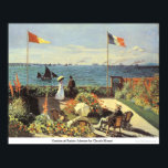 Garden at Sainte Adresse by Claude Monet Poster<br><div class="desc">This painting titled, Garden at Sainte Adresse by Claude Monet is made by the famous artist, Claude Monet. About Claude Monet Claude Monet was the founder of the French impressionist painting style;Garden at Sainte Adresse by Claude Monet the most consistent and prolific practitioner of the movement's philosophy of expressing one's...</div>