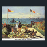 Garden at Sainte Adresse by Claude Monet Poster<br><div class="desc">This painting titled, Garden at Sainte Adresse by Claude Monet is made by the famous artist, Claude Monet. About Claude Monet Claude Monet was the founder of the French impressionist painting style;Garden at Sainte Adresse by Claude Monet the most consistent and prolific practitioner of the movement's philosophy of expressing one's...</div>