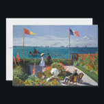 Garden at Sainte-Adresse | Claude Monet<br><div class="desc">Garden at Sainte-Adresse,  or Jardin à Sainte-Adresse (1867) by French impressionist artist Claude Monet. The painting depicts a sunlit scene of contemporary leisure at Monet's seaside summer resort of Sainte-Adresse.

Use the design tools to add custom text or personalise the image.</div>