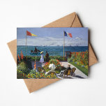 Garden at Sainte-Adresse | Claude Monet Card<br><div class="desc">Garden at Sainte-Adresse,  or Jardin à Sainte-Adresse (1867) by French impressionist artist Claude Monet. The painting depicts a sunlit scene of contemporary leisure at Monet's seaside summer resort of Sainte-Adresse.

Use the design tools to add custom text or personalise the image.</div>