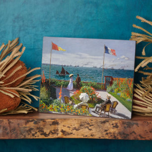 Garden at Sainte-Adresse Claude Monet Plaque