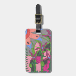 Garden at Twilight Luggage Tag