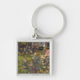 Garden at Vaucresson Key Ring