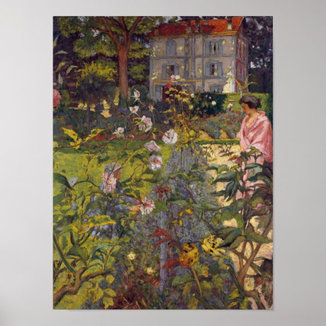 Garden at Vaucresson Poster (Front)