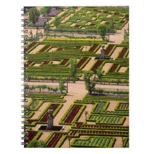 Garden at Villandry Chateau, Indre-et-Loire, 2 Notebook