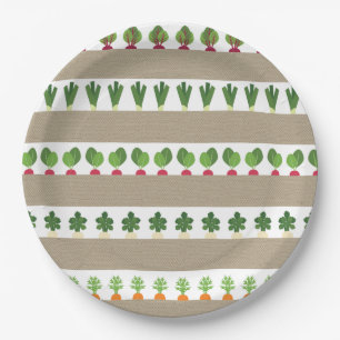 Garden Beds Paper Plate