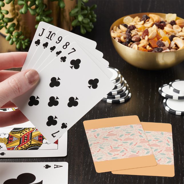 Garden Beetles and Leaves Pattern Playing Cards (Creator Uploaded)
