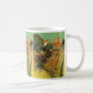 Garden Behind a House by Vincent van Gogh Coffee Mug