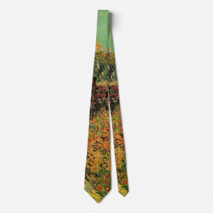 Garden Behind a House by Vincent van Gogh Tie