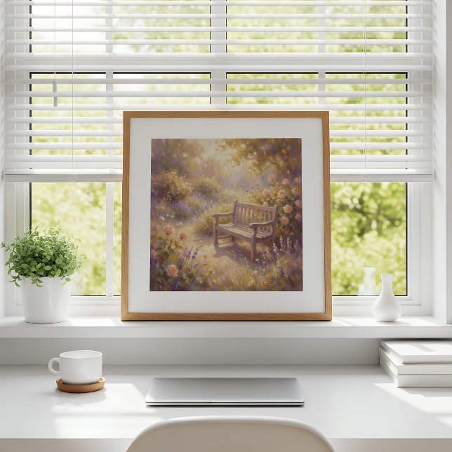 Garden Bench Wall Art (Creator Uploaded)