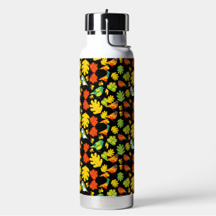 Garden Bird Home Decor Print Water Bottle