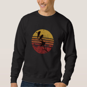 Garden Birds Retro Sweatshirt