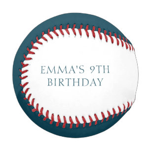 Garden Birthday Party Personalised Baseball