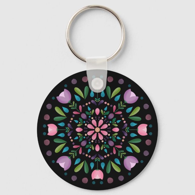 Garden Bloom Key Ring (Front)