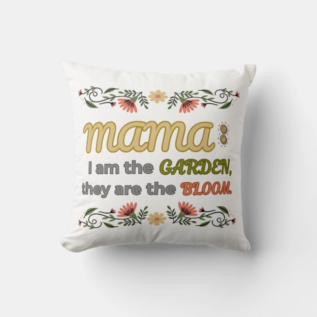 Garden & Bloom MaMa Cushion (Front)