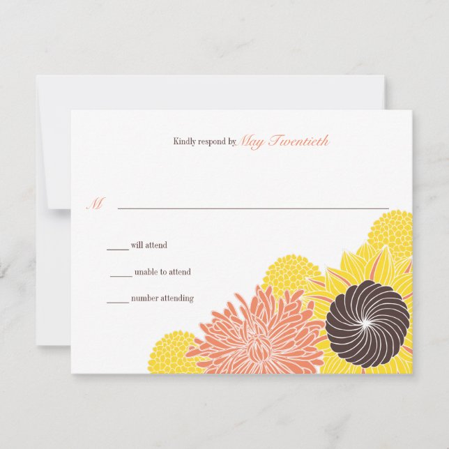 Garden Blossoms Wedding Response (Front)