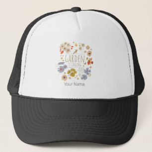 Garden Botanical Flowers For Gardening Mum and Dad Trucker Hat