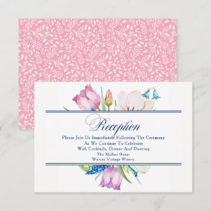 Garden Bouquet Reception Invitation