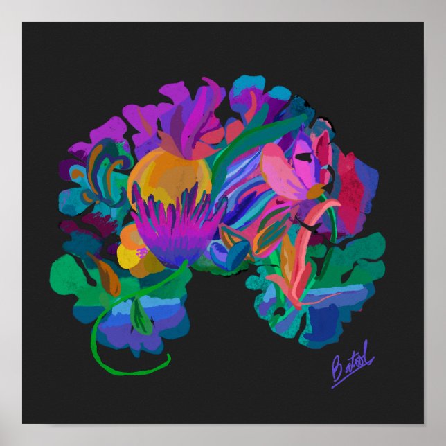 Garden brain poster (Front)