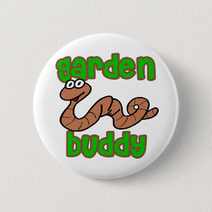 Garden Buddy 6 Cm Round Badge