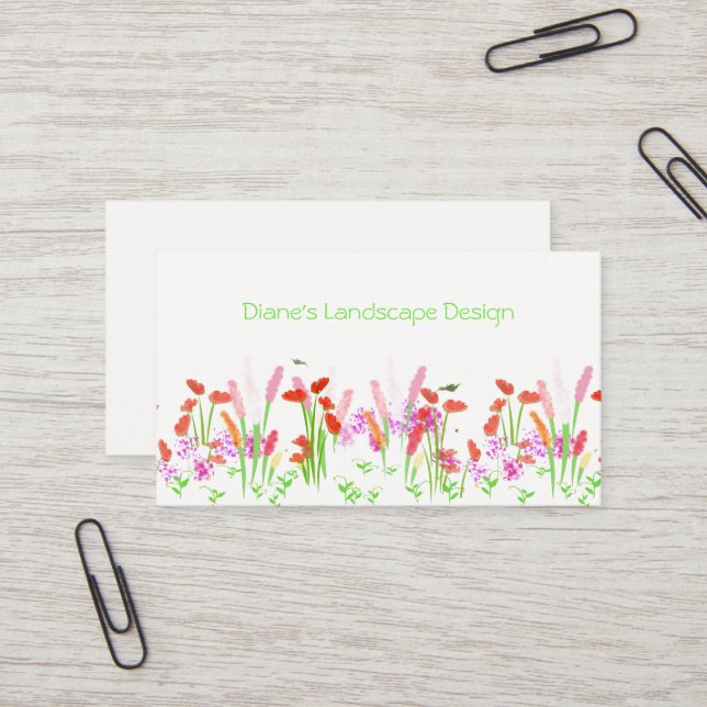 Garden Business Card (Front/Back In Situ)