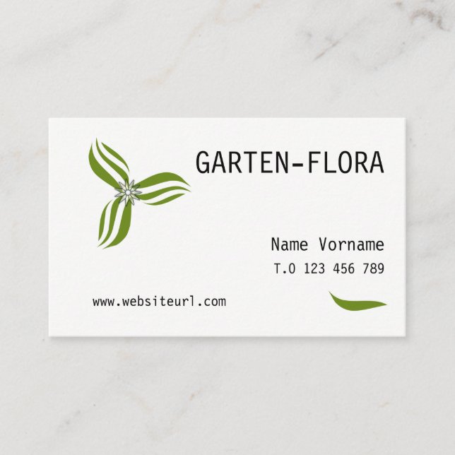garden business card (Front)