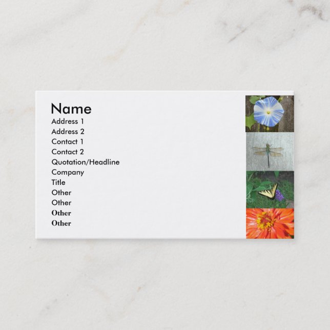 garden business card... card (Front)
