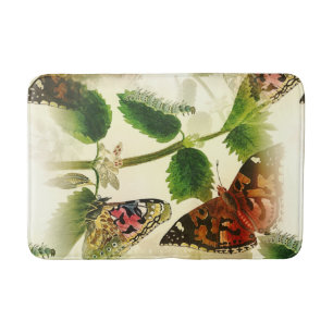 Garden Butterflies Bath Mat