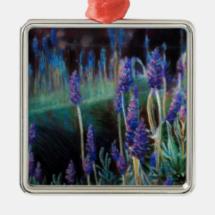 Garden By the Pond at Twilight Metal Tree Decoration