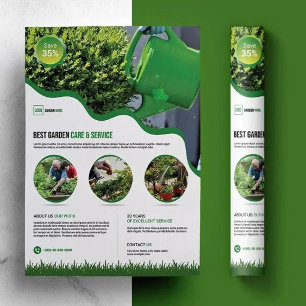 Garden Care Service Flyer Template