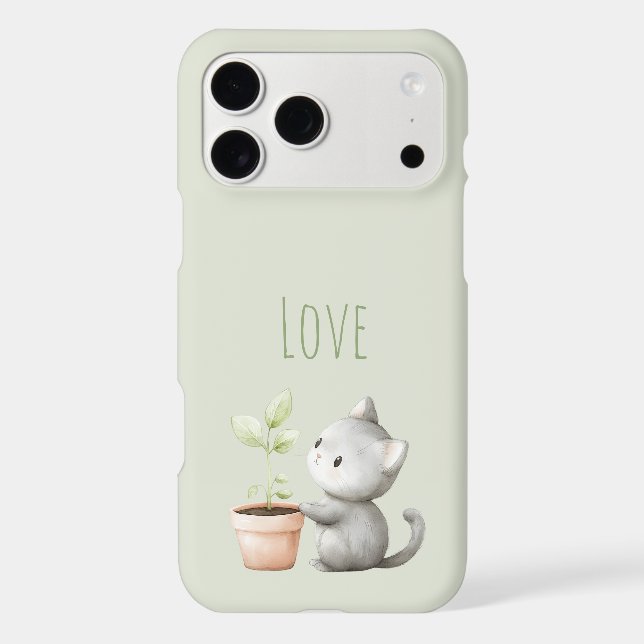 Garden Cat with Plant Love (Back)