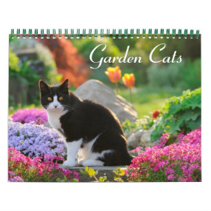 Garden Cats - size medium Calendar
