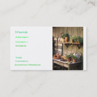 Garden Central Business Card