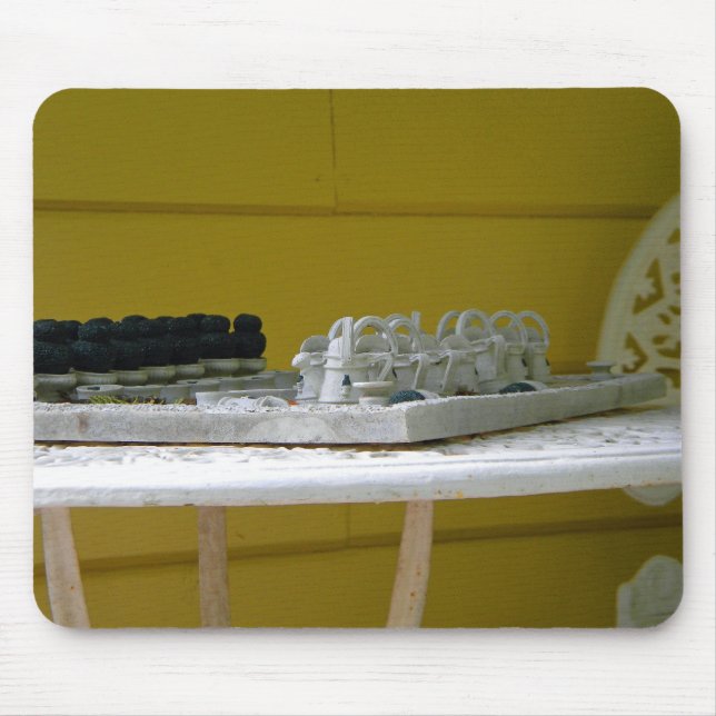 Garden Checkers Mousepad (Front)