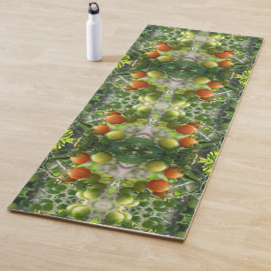 Garden Cherry Tomatoes Abstract Nature        Yoga Mat