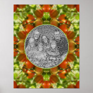 Garden Cherry Tomatoes Nature Add Your Photo Poster