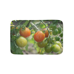 Garden Cherry Tomatoes Nature Bath Mat