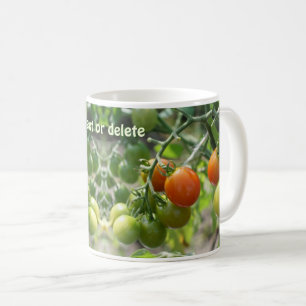 Garden Cherry Tomatoes Nature Personalised Coffee Mug
