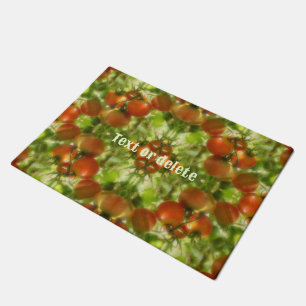 Garden Cherry Tomatoes Nature Personalised Doormat