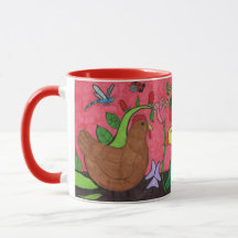 "Garden Chicken & Friends" Mug