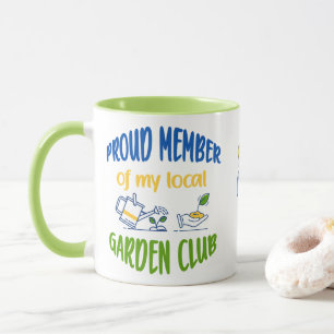 Garden club member mug